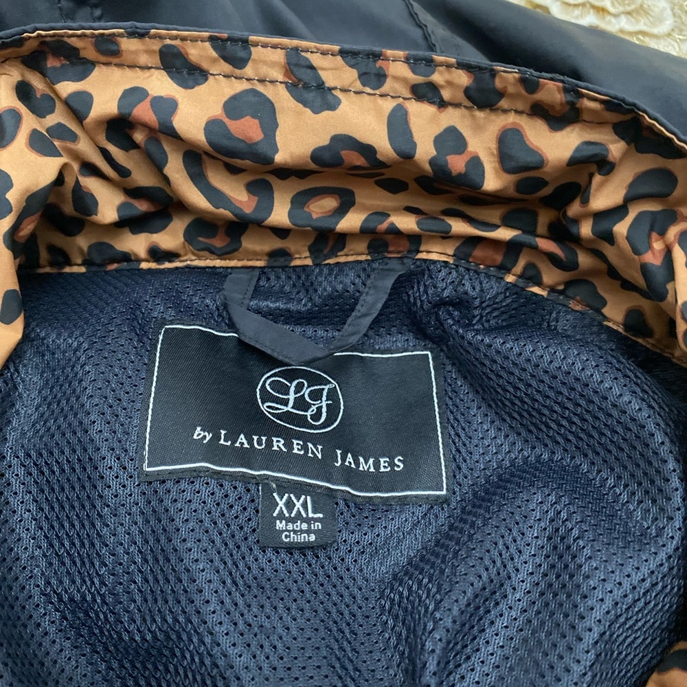 Lauren James Black Windbreaker Jacket - Picture 6 of 6